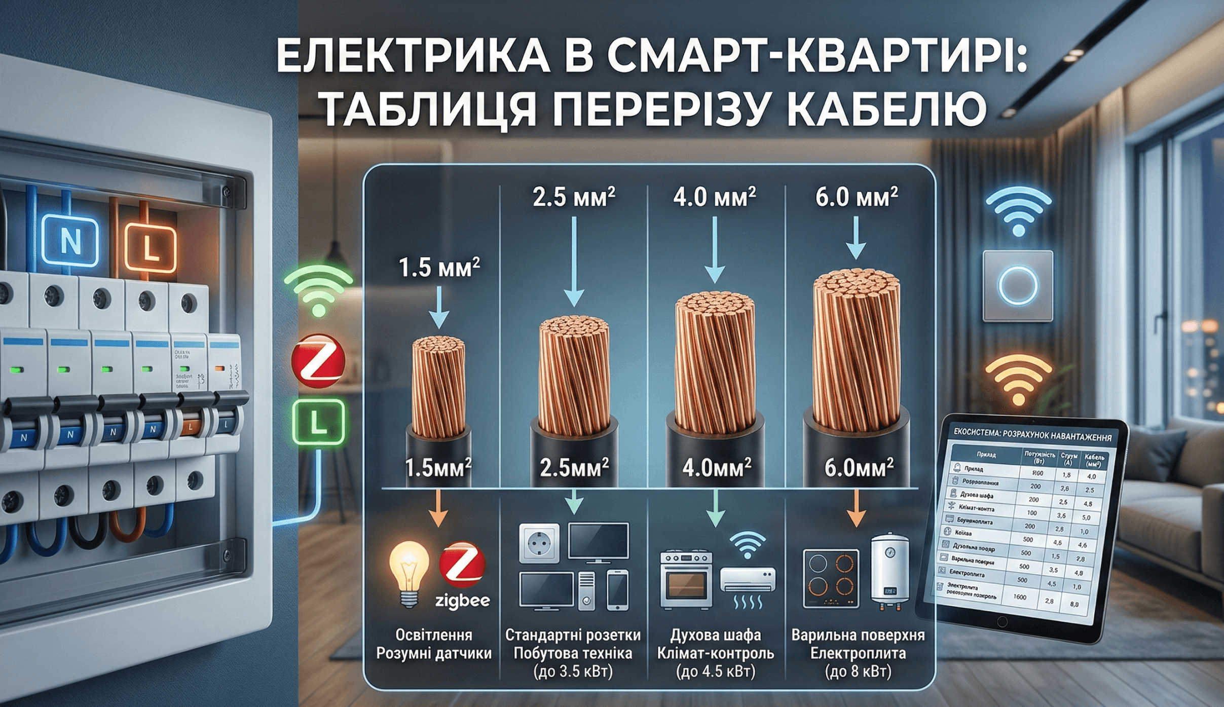 Електрика в смарт-квартирі