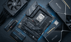 Комплектуючі для ігрового ПК за $600 у 2026 — відеокарта RTX, процесор Ryzen, ОЗУ та SSD на темному фоні