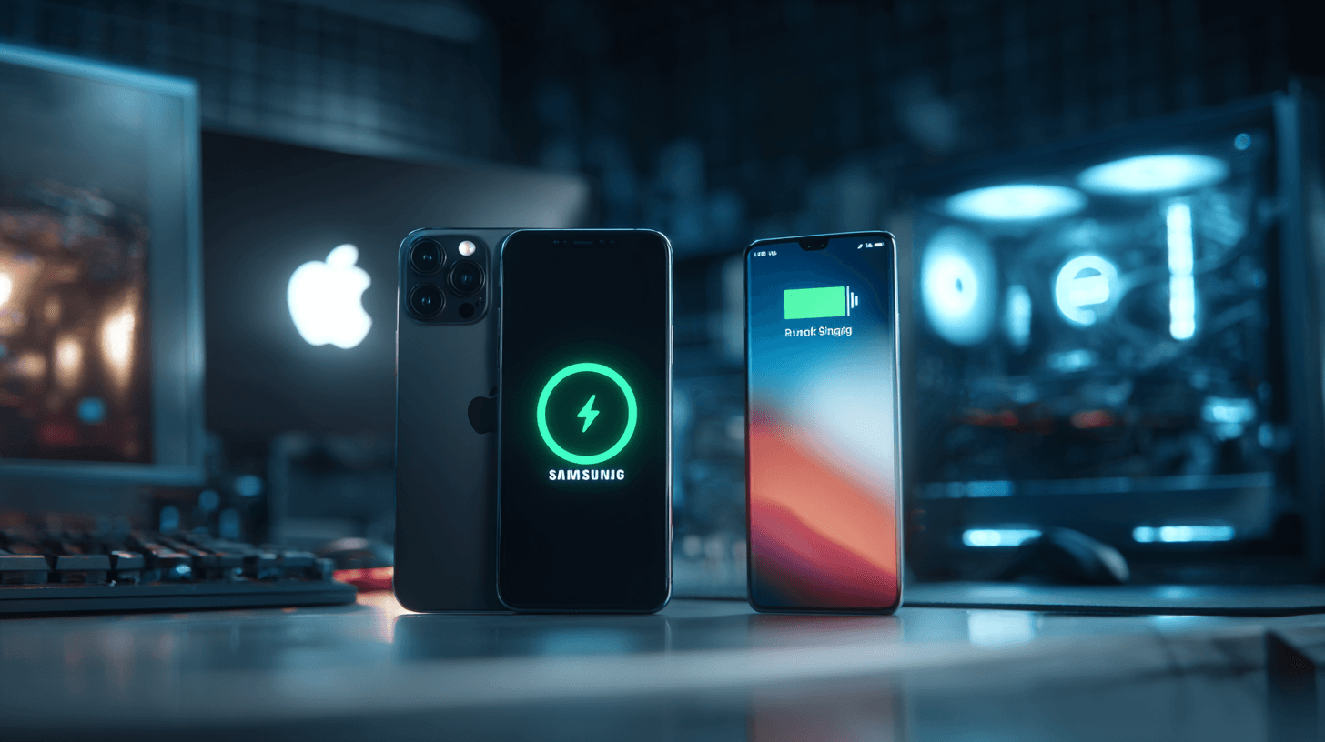 Реальний тест батареї iPhone vs Samsung