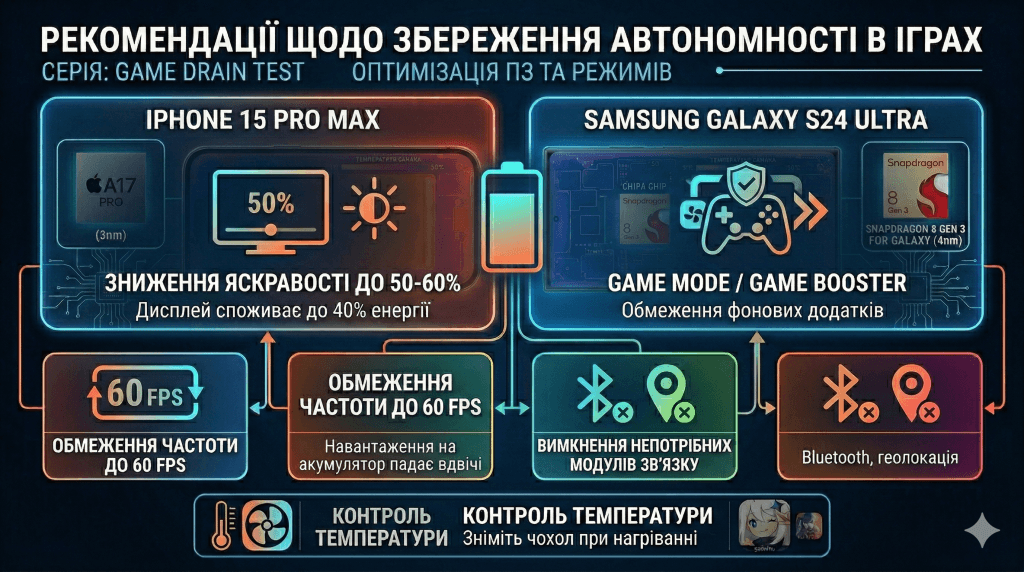 Чек-ліст оптимізації смартфона для продовження часу ігрової сесії