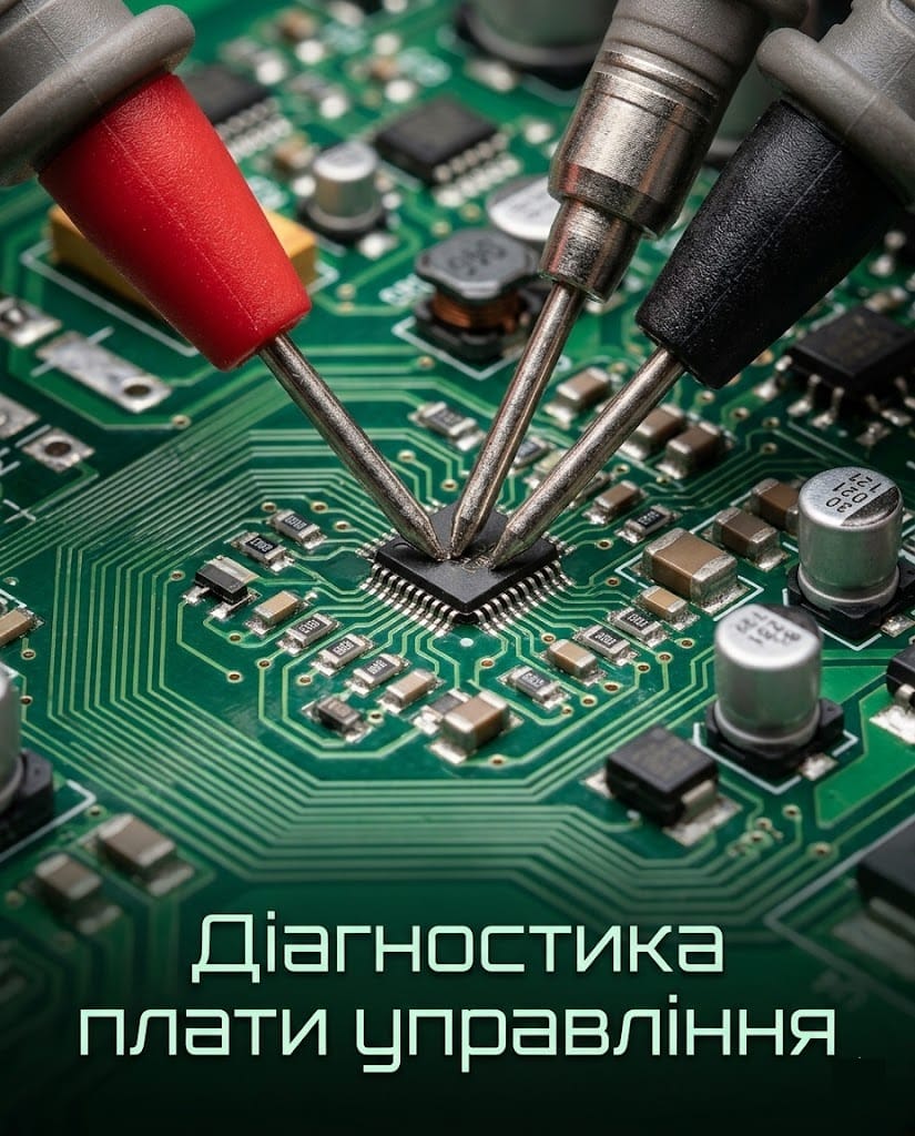 Професійна діагностика інверторної плати холодильника Samsung за допомогою мультиметра.