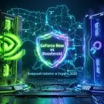 Порівняння хмарного геймінгу GeForce Now та Boosteroid в Україні 2026.