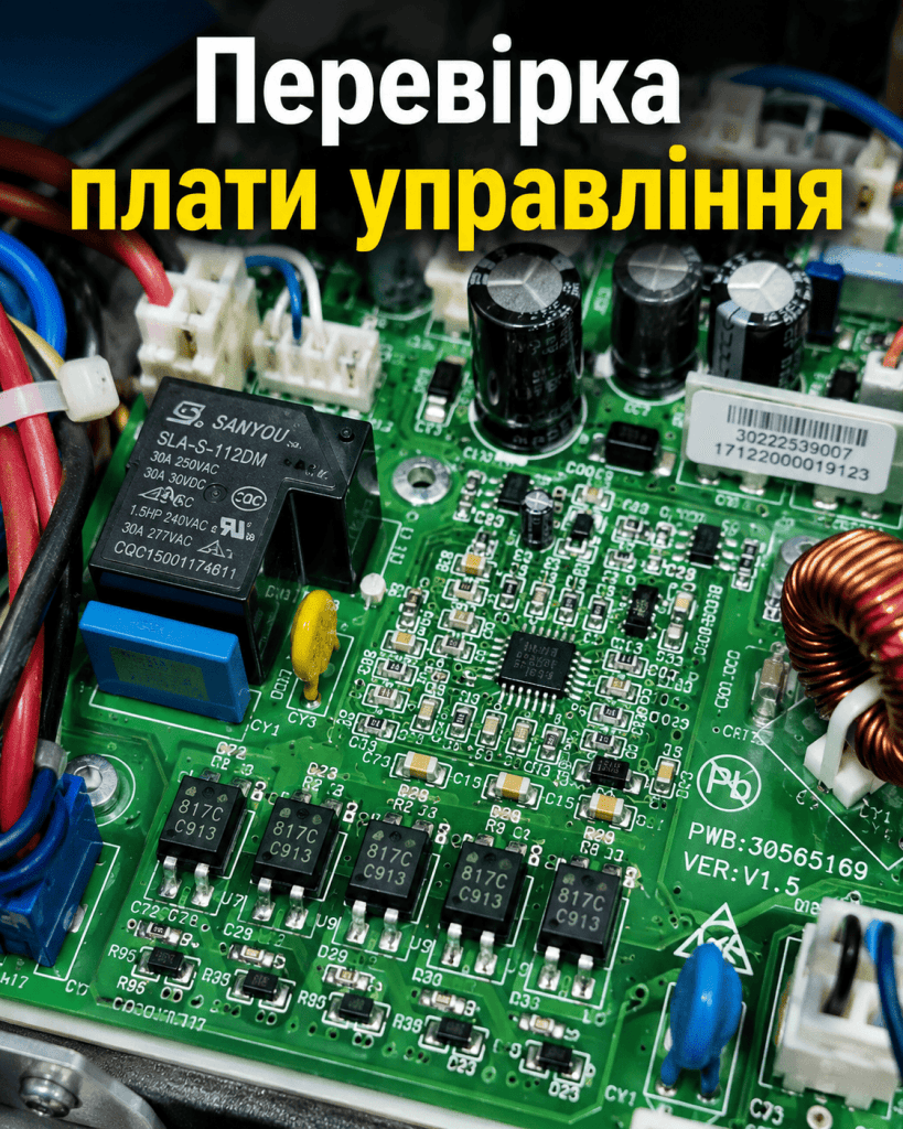 Електронна плата управління зовнішнього блоку інверторного кондиціонера Gree.