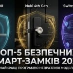 Головна обкладинка: топ недорогих розумних замків 2026 року з надійним захистом від злому.