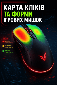 карта кліків мишки що це таке та як вибрати ігрову мишку під хват