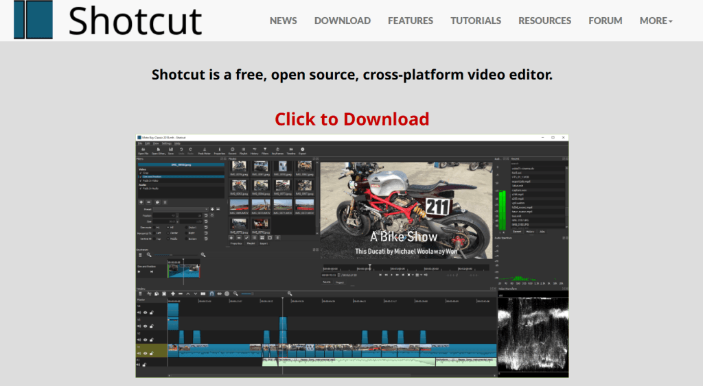 Shotcut — найкращий Open Source